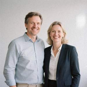 Billede af Anna og Peter Jensen